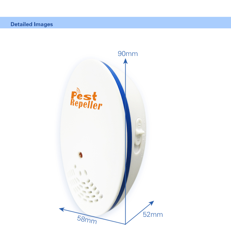 Ultrasonic Pest Insect Mosquito Repeller EPR-8033 